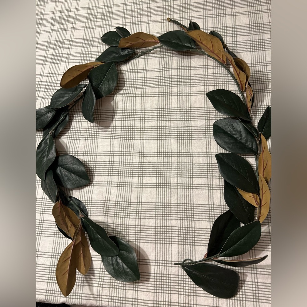 Studio McGee Faux Magnolia Leaf Garland - New!